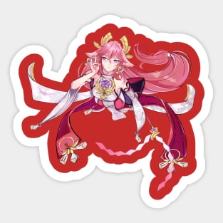 Yae Miko Genshin Impact Sticker